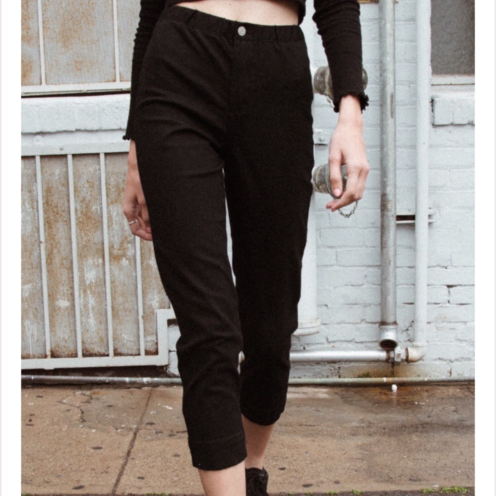 brandy melville black tilden pants